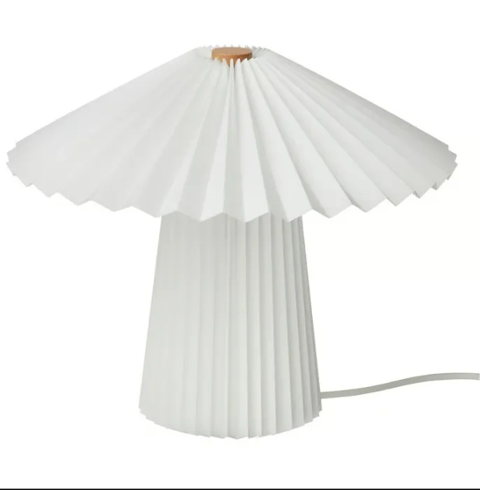 KUDDLAVA Table lamp - pleated white 11 "