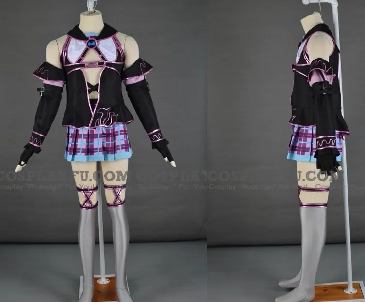 Custom Neptune Cosplay Costume from Neptunia Virtual Stars - CosplayFU.com