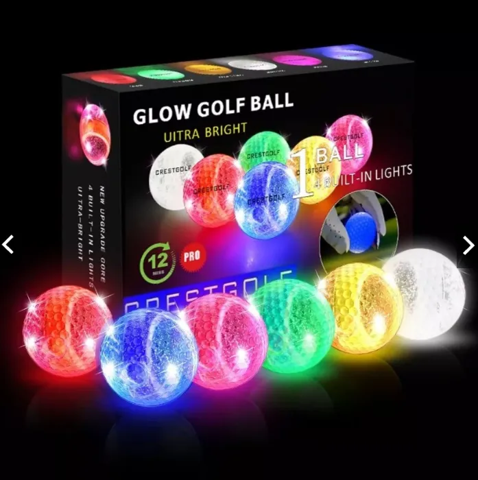 glowing golf ball