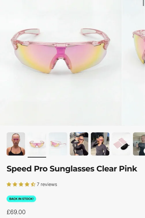 Pink running glasses 😍💕