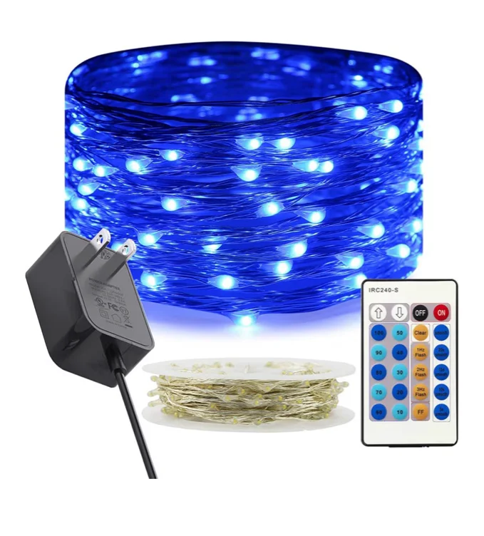 Dimmable Blue Fairy Lights 