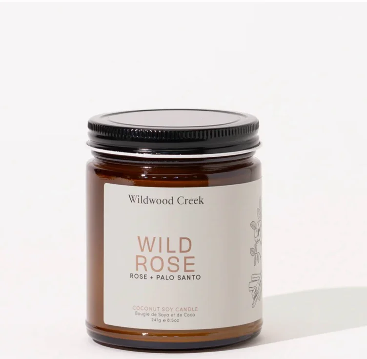 Wildwood Creek Wild Rose Candle