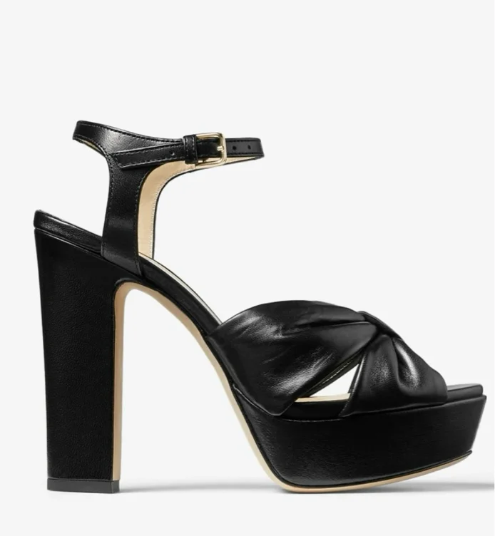 Jimmy Choo Black Platform Heels 