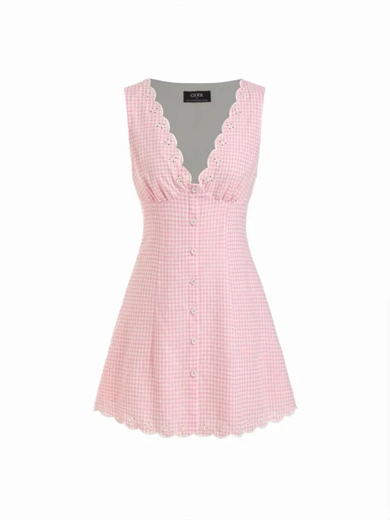 Gingham Pink Dress