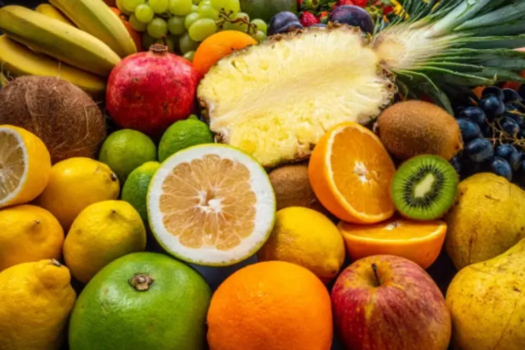 Fresh luscious fruits