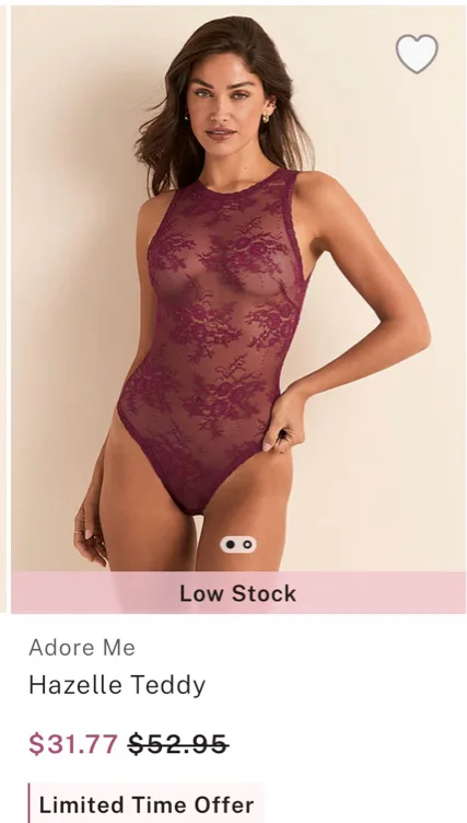 Victoria Secret Hazelle Teddy 