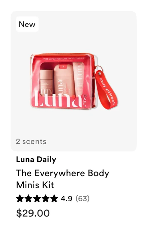Luna Daily The Everywhere Body Minis Kit