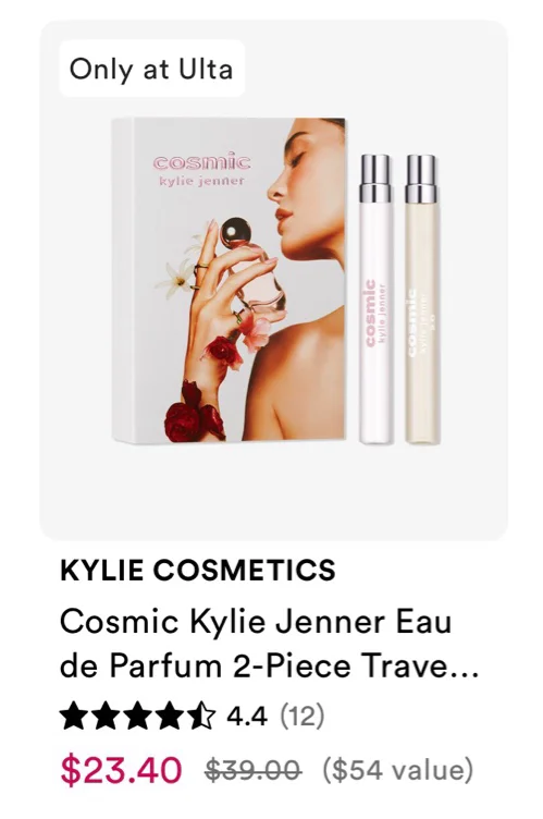Kyle Cosmetics - Cosmic Perfume 2 set Travel 