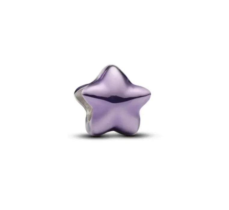 Mini Purple Star Pandora Bracelet Charm 