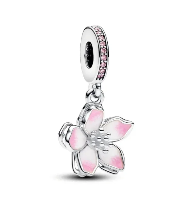 Cherry Blossom Pandora Bracelet Charm 
