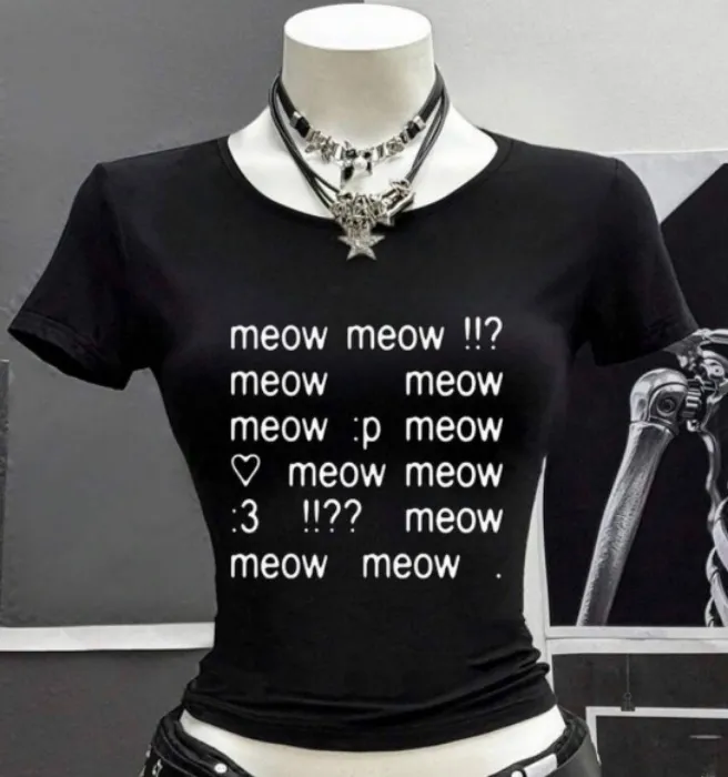 Camiseta Meow Meow 