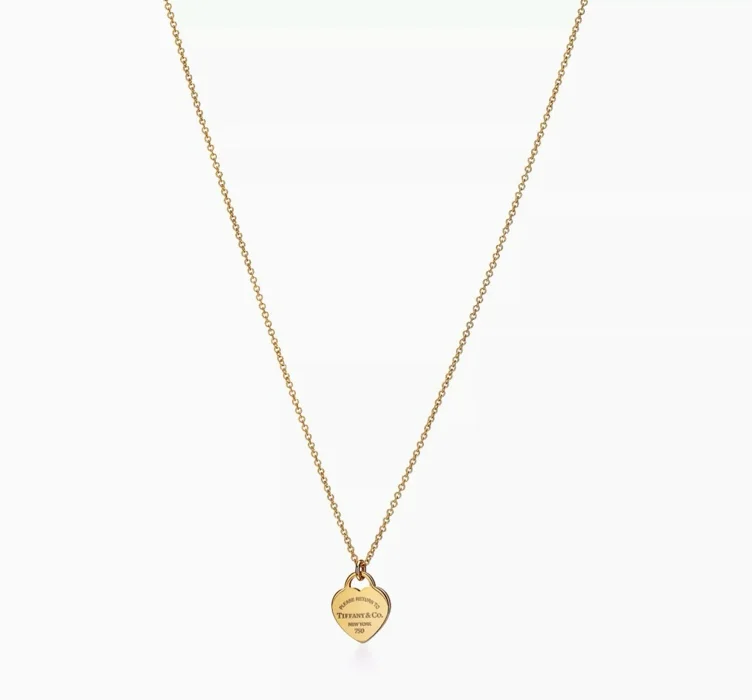 Tiffany & Co - Return to Tiffany® Mini Heart Tag Pendant in Yellow Gold