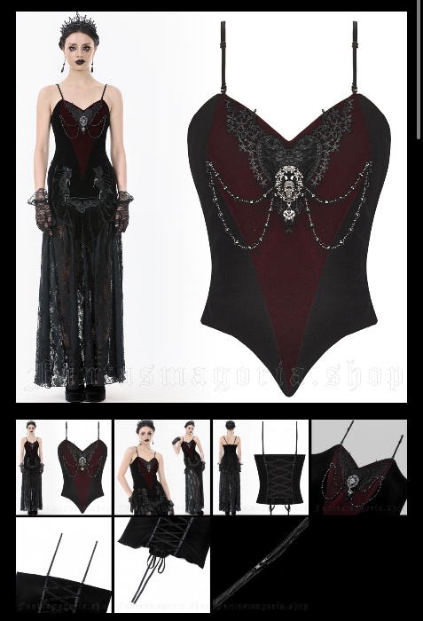 Victoriana Corset Top - Dark in Love