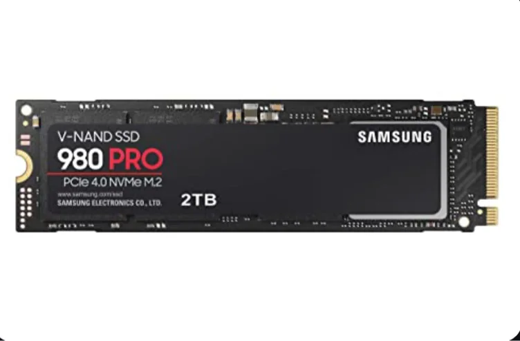 Samsung 980 PRO SSD 2TB PCIe NVMe Gen 4 Gaming M.2 Internal Solid State Drive Memory Card, Maximum Speed, Thermal Control MZ-V8P2T0B/AM