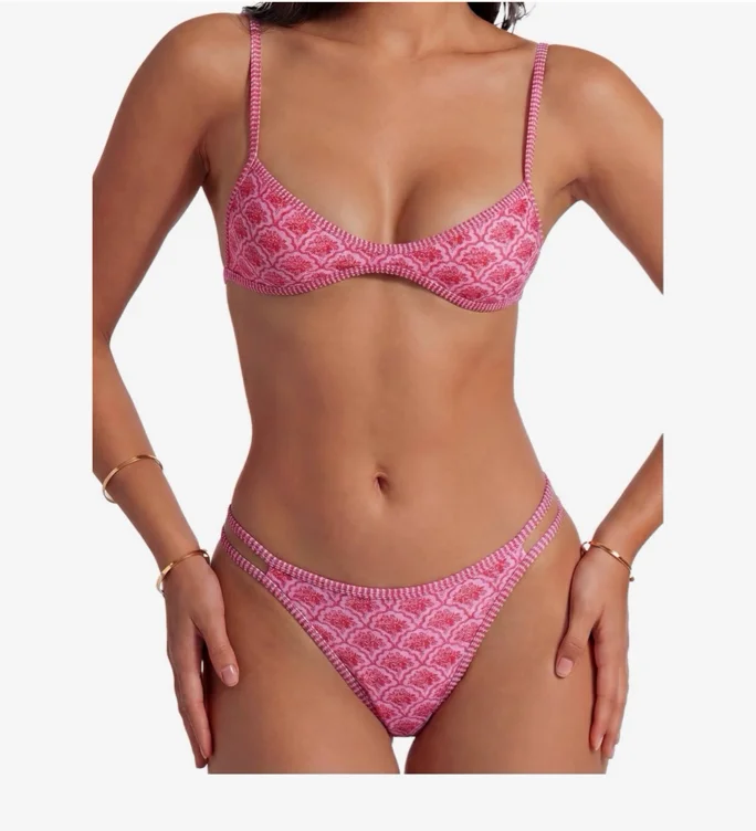 Pink bikini 