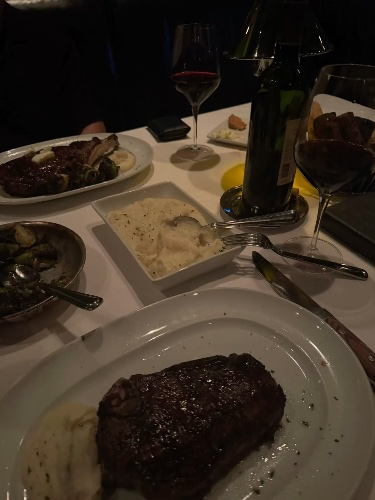 fancy steakhouse