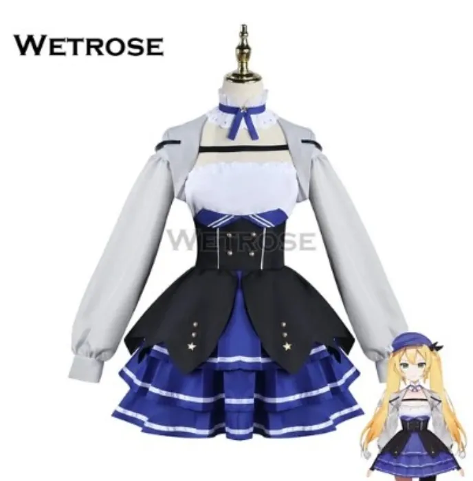 [Wetrose] In Stock Doki Bird Dokibird Nijisanji EN Vtuber Selen Tatsuki Niji New Outfit Cosplay Costume Hat Full Set
