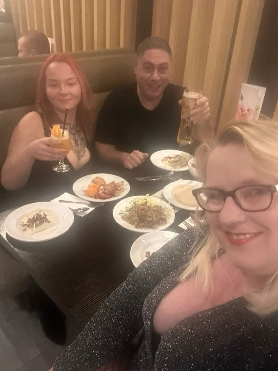 Out for dinner with this lovely man! Pay now!