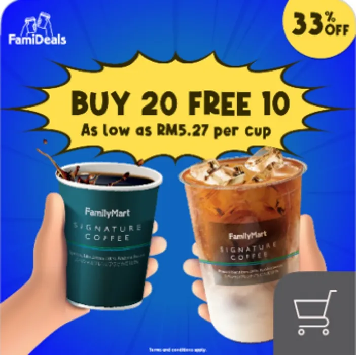 1 month supply of Family Mart Coffee
