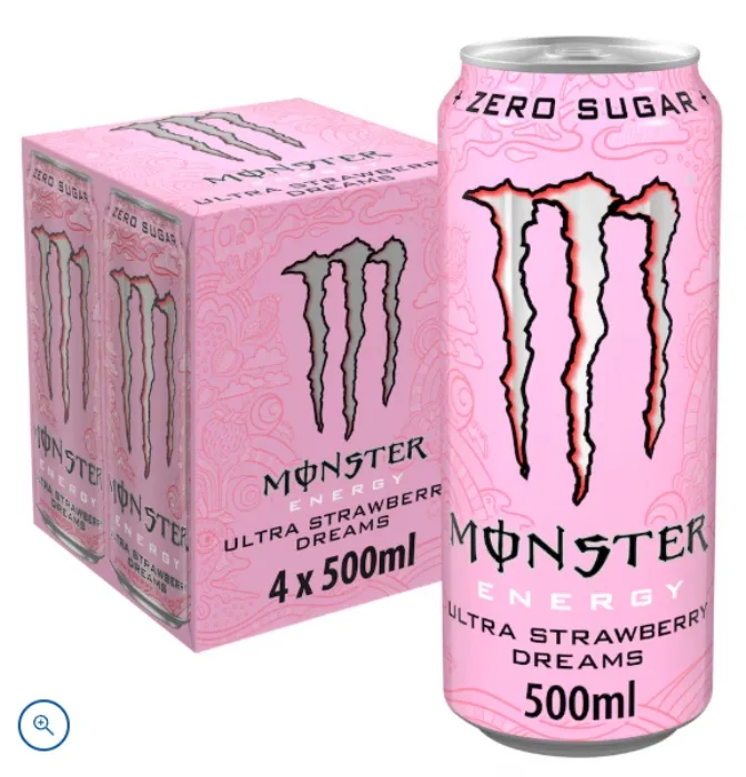 Monster Energy Ultra Strawberry Dreams 4x500ml