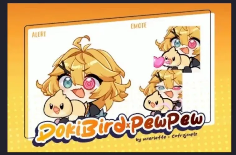 Animated Moo PewPew Emote