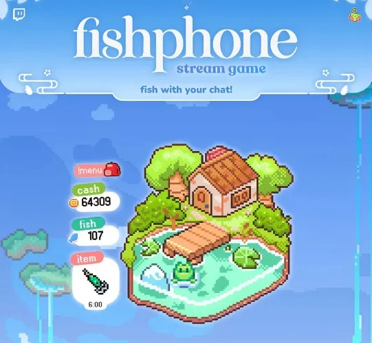 Stream Fishing Game - Fishphone