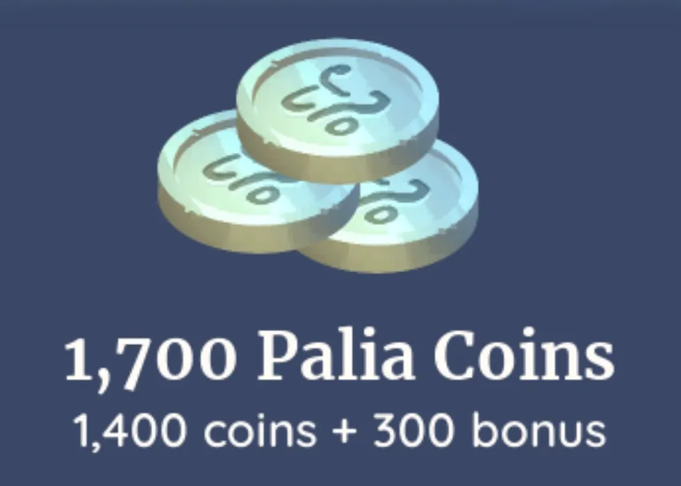 1700 Palia Coins