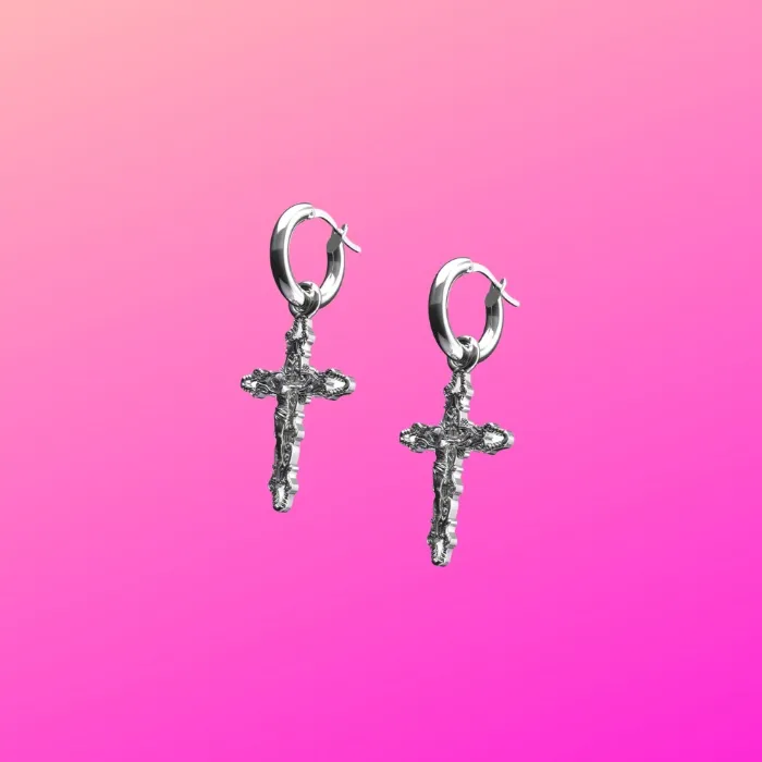 CRUCIFIX CROSS EARRING