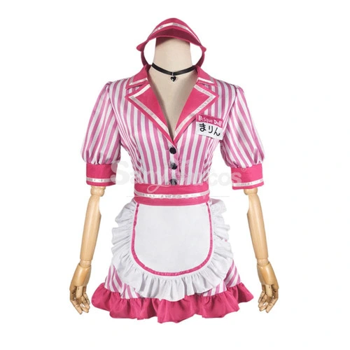 【In Stock】Anime My Dress Up Darling Cosplay Waitress Kitagawa Marin Cosplay Costume - L