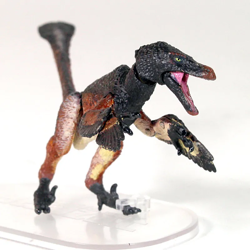 Velociraptor mongoliensis (black) - 4" - 1/18th scale action figure