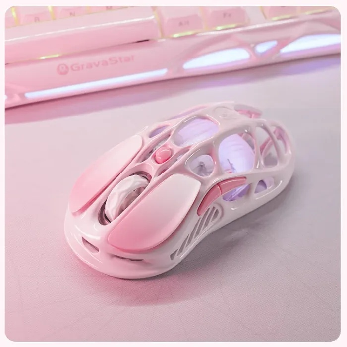 GravaStar Mercury M1 Rose Pink Gaming Mouse