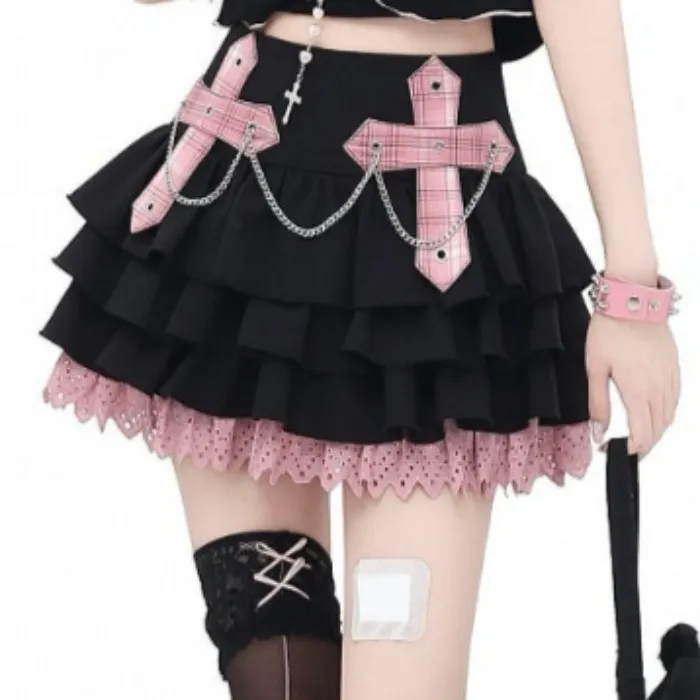 Layered skirt 