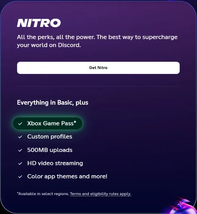 Yearly Discord Nitro