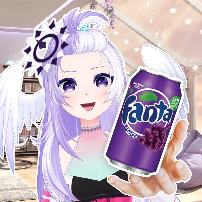 Ulubiona puszka napoju - Fanta Grape