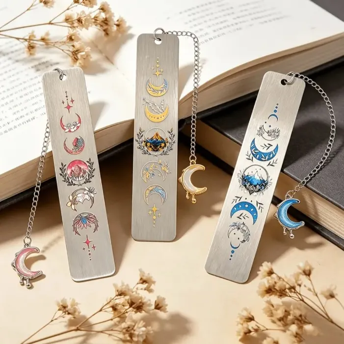 Stainless Steel Bookmarks (3 Set)