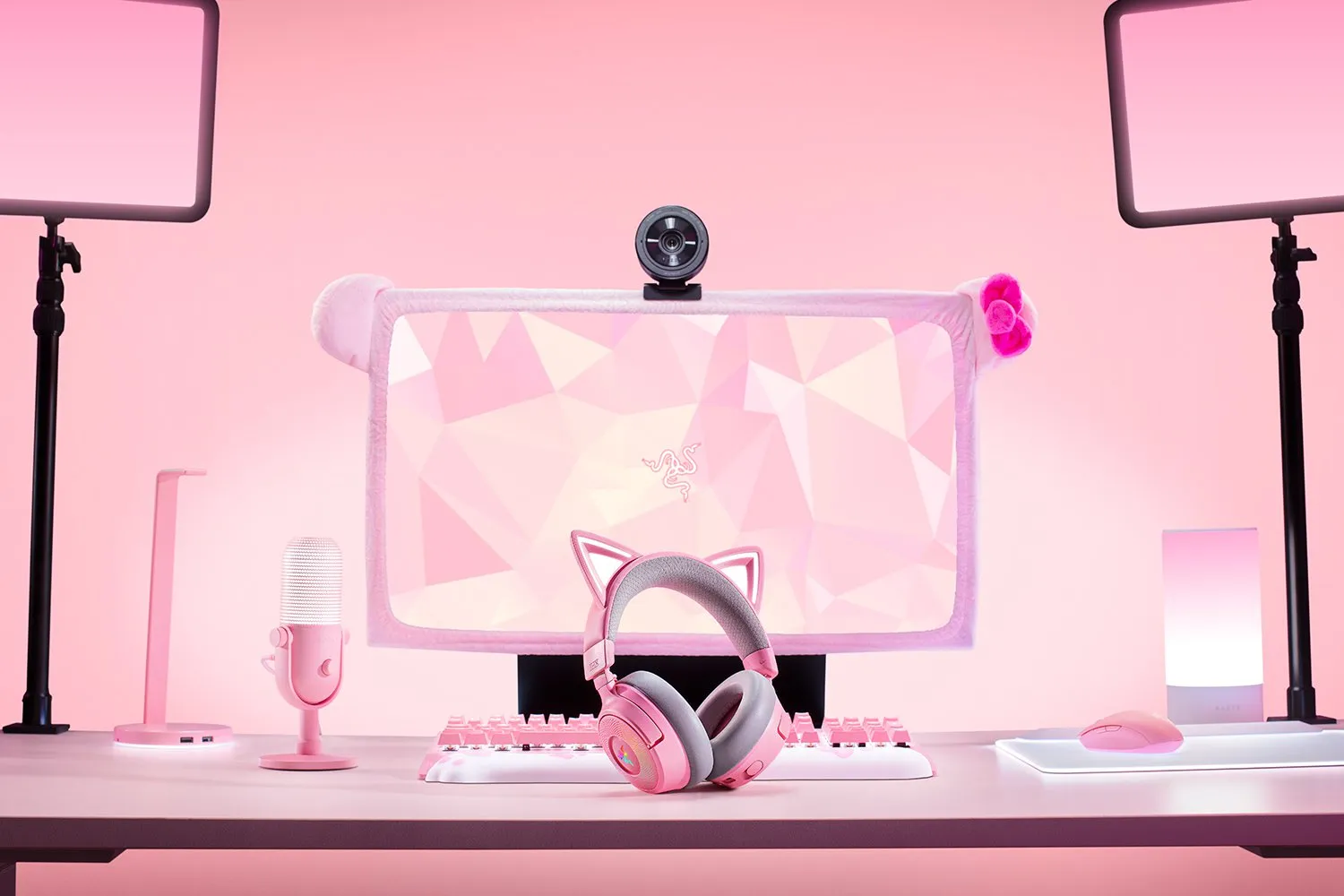 Buy Razer Kraken Kitty V3 Pro - Quartz | Gaming Headsets | Razer.com