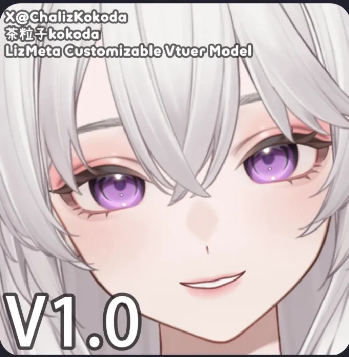 Liz customisable Vtuber model 