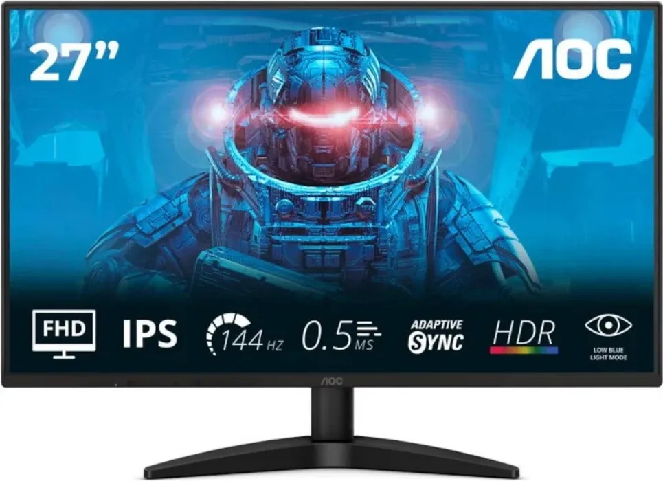 AOC 27B36X 27" / 1920x1080 / IPS / 144hz / 0,5ms / HDR10 / HDMI,DP - Datorskärm / Bildskärm | Webhallen
