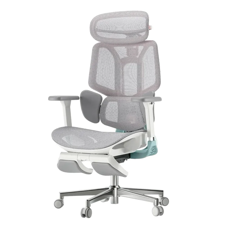 HBADA E3 Pro Ergonomic Office Chair Pink/Aqua