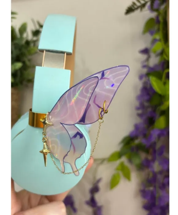 Rumi - HUNTR/X Inspired Butterfly Clips 2pc (Headphones NOT included)