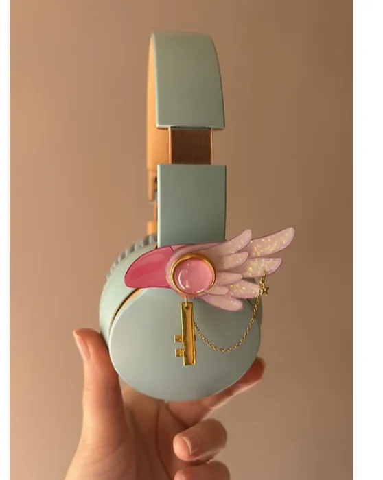 Clow’s Key Sakura Decorative Headphones Clips 2pc (Headphones NOT included)