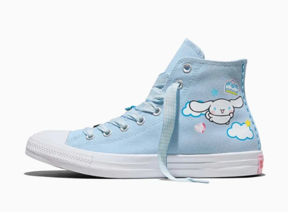 Converse x Cinnamoroll Chuck Taylor All Star Hi-Top Sneaker (Adult - Light Blue)