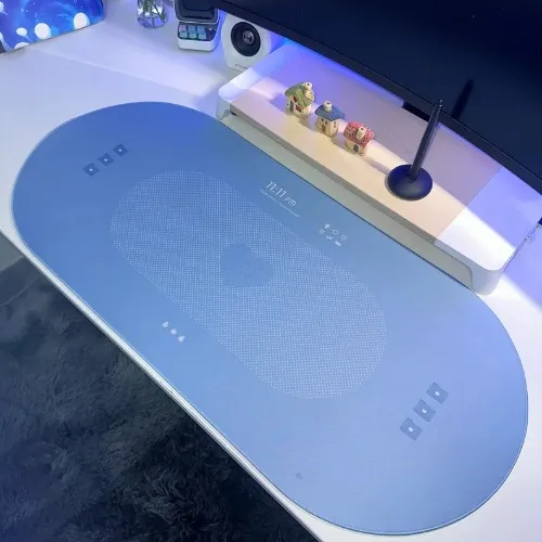 Cute Interface Deskmat - Blue