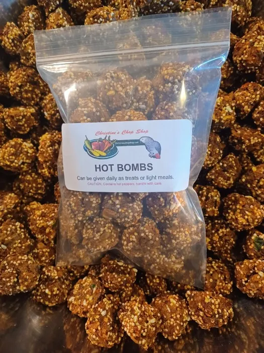 Christine's Chop Shop Hot Bomb Treats