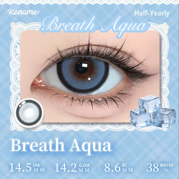 Kename Dollydream Large Dia Half Yearly 2PCS colored contact lens