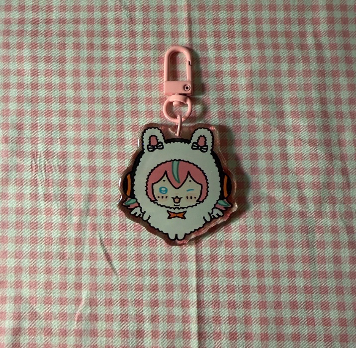 AOD PLUSH ZZZ Angels of Delusion | Zenless Zone Zero- Glitter Acrylic Keychain