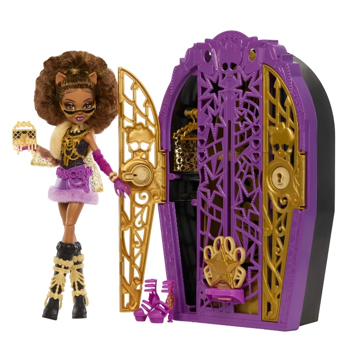 Monster High Skulltimate Secrets Hauntlywood Mysteries Doll, Clawdeen Wolf with 19+ Surprises