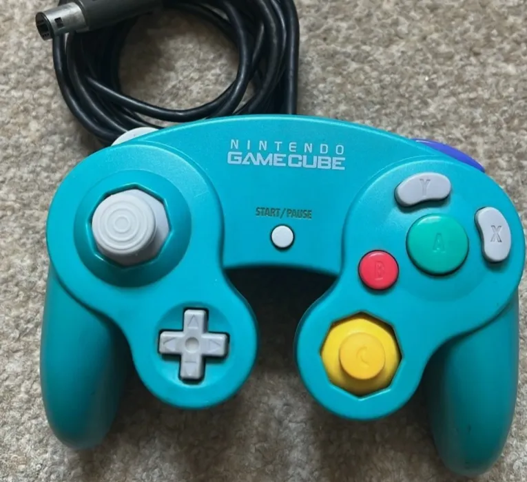 Blue Gamecube Controller