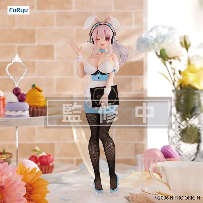 Figu: Super Sonico - Bicute Bunnies Waitress Light Blue Color 
