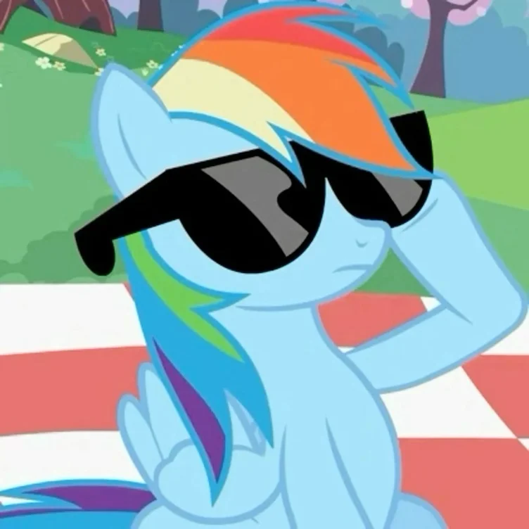 rainbow dash!